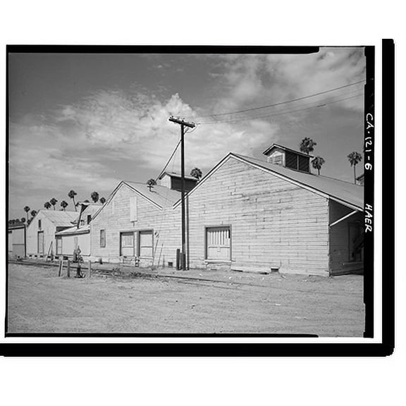 Historic Print, National Orange Company Packing House, 3604 Commerce Street, Riverside, Riverside County, CA - 6, 16" x 20"