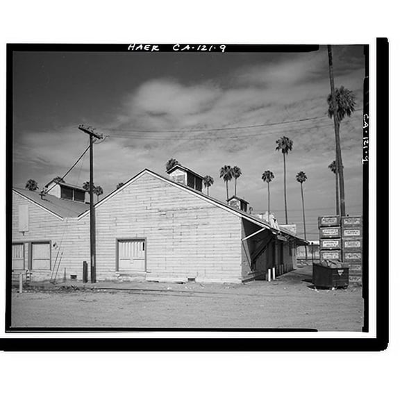 Historic Print, National Orange Company Packing House, 3604 Commerce Street, Riverside, Riverside County, CA - 9, 16" x 20"