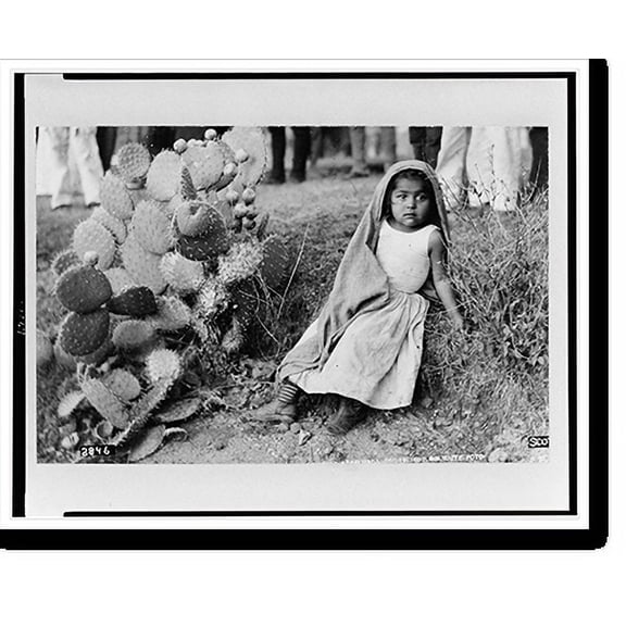 Historic Print, Native child. Mexico.C.B. Waite foto., 16" x 20"