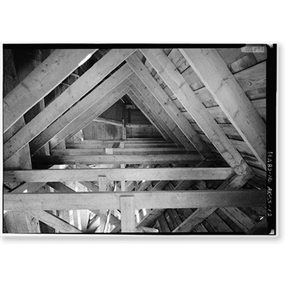 Historic Print, Nativity of the Holy Theotokos Russian Orthodox Church, Afognak, Kodiak Island Borough, AK - 11, 16" x 20"