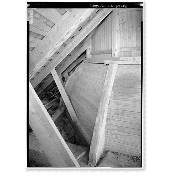 Historic Print, Nativity of the Holy Theotokos Russian Orthodox Church, Afognak, Kodiak Island Borough, AK - 12, 16" x 20"