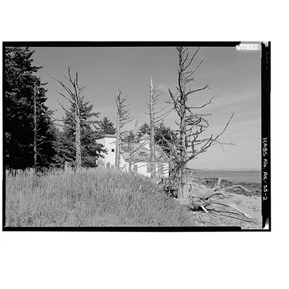 Historic Print, Nativity of the Holy Theotokos Russian Orthodox Church, Afognak, Kodiak Island Borough, AK - 2, 16" x 20"