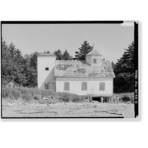 Historic Print, Nativity of the Holy Theotokos Russian Orthodox Church, Afognak, Kodiak Island Borough, AK - 3, 16" x 20"