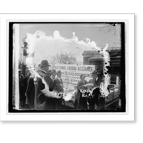 Historic Print, Natl. Liberal Alliance at Capitol with Rep. Hill, 18" x 24"