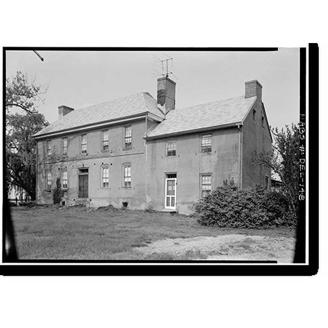 Historic Print, Naudain House, Route 896, Middletown vicinity, New