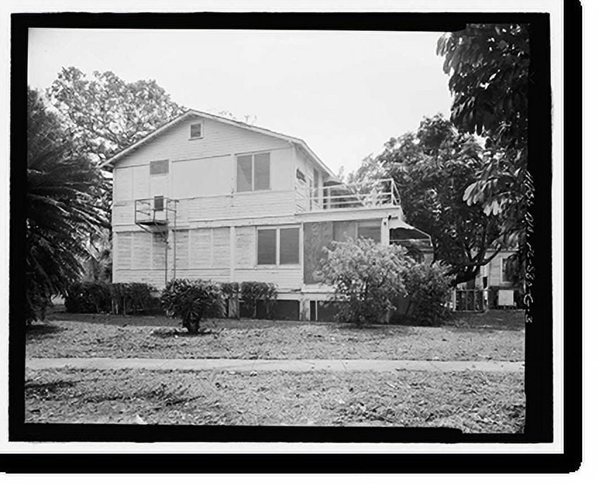 Historic Print, Naval Air Station Key West, Truman Annex, Ferguson