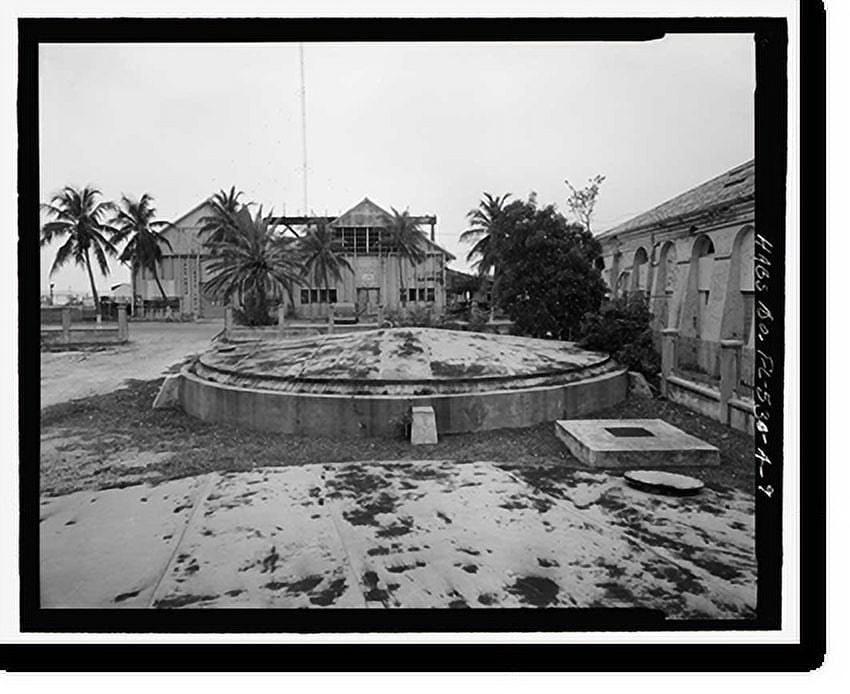 Historic Print, Naval Air Station Key West, Truman Annex, Fresh Water