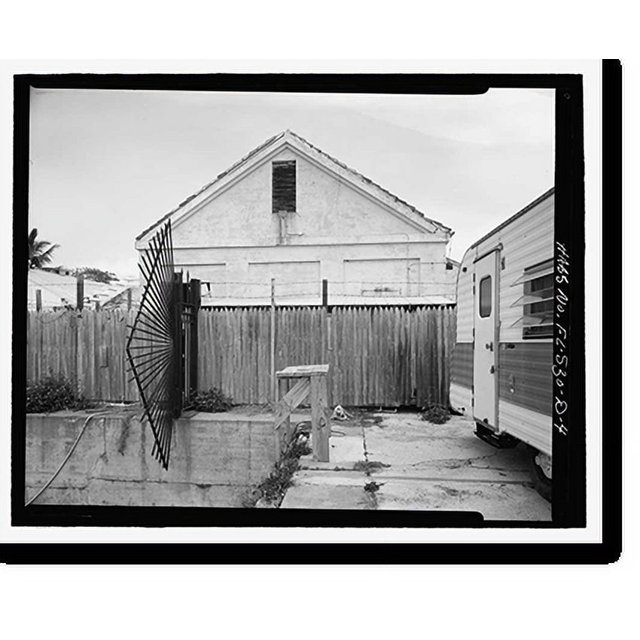 Historic Print, Naval Air Station Key West, Truman Annex, Warehouse