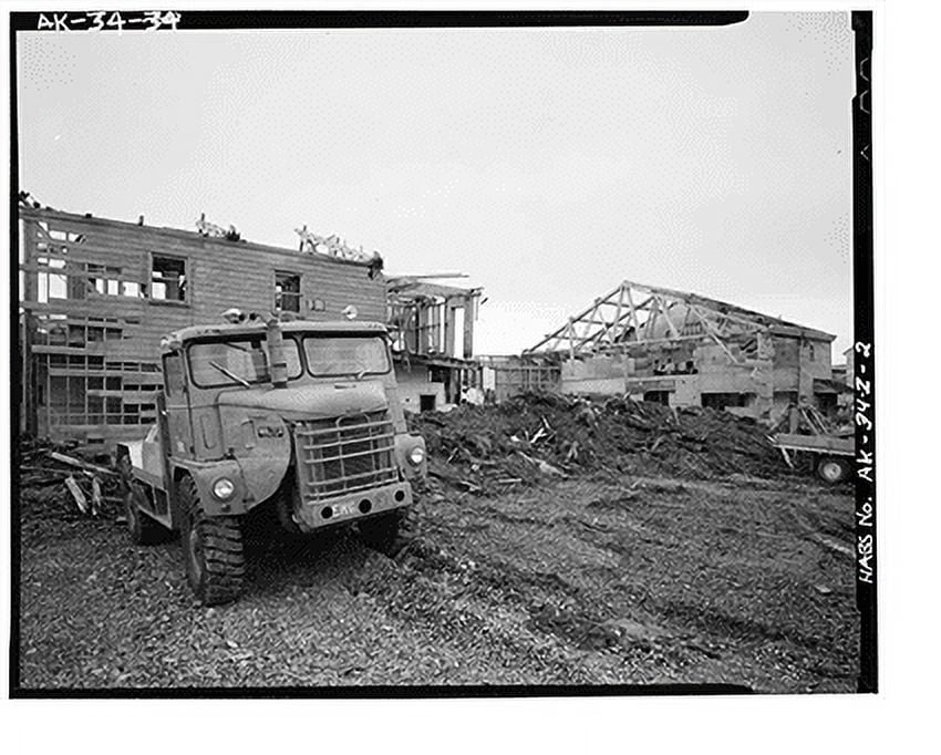 Historic Print, Naval Operating Base Dutch Harbor & Fort Mears