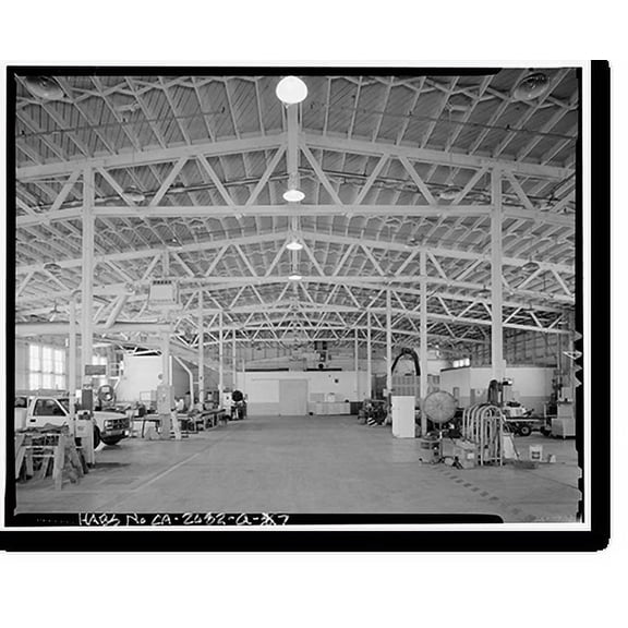 Historic Print, Naval Supply Annex Stockton, Public Works Shop, Davis Avenue east of Ellsberg Drive, Stockton, San Joaquin County, CA - 7, 16" x 20"