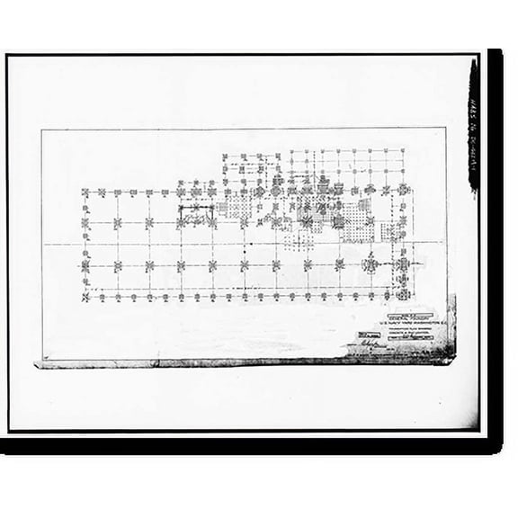 Historic Print, Navy Yard, General Foundry, Navy Yard Annex, Washington, District of Columbia, DC, 16" x 20"