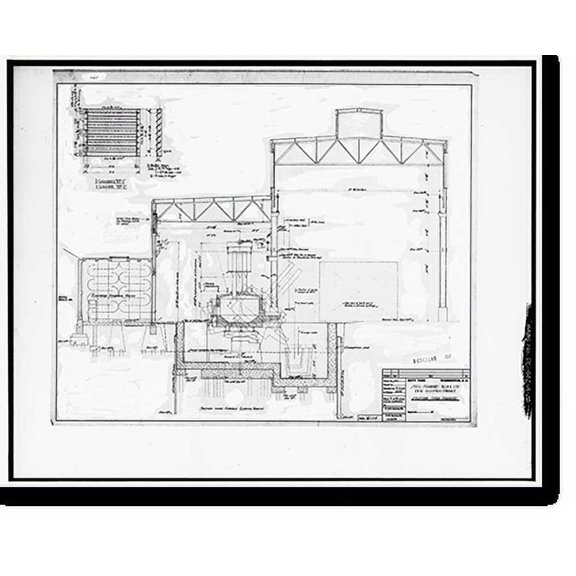 Historic Print, Navy Yard, General Foundry, Navy Yard Annex, Washington, District of Columbia, DC - 20, 16" x 20"