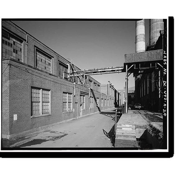 Historic Print, Navy Yard, General Foundry, Navy Yard Annex, Washington, District of Columbia, DC - 24, 18" x 24"