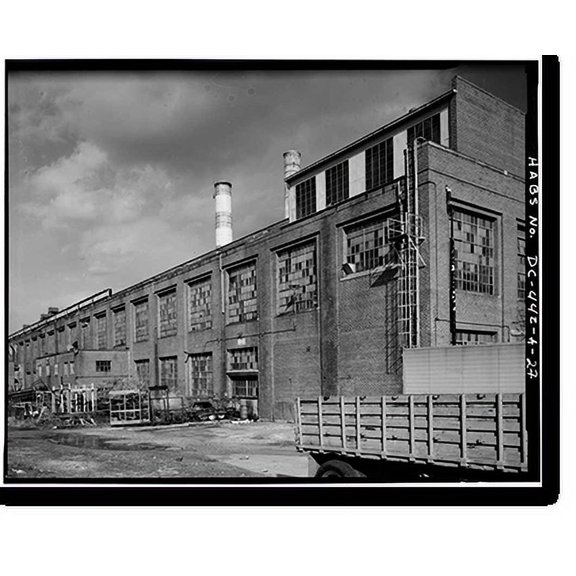 Historic Print, Navy Yard, General Foundry, Navy Yard Annex, Washington, District of Columbia, DC - 27, 16" x 20"