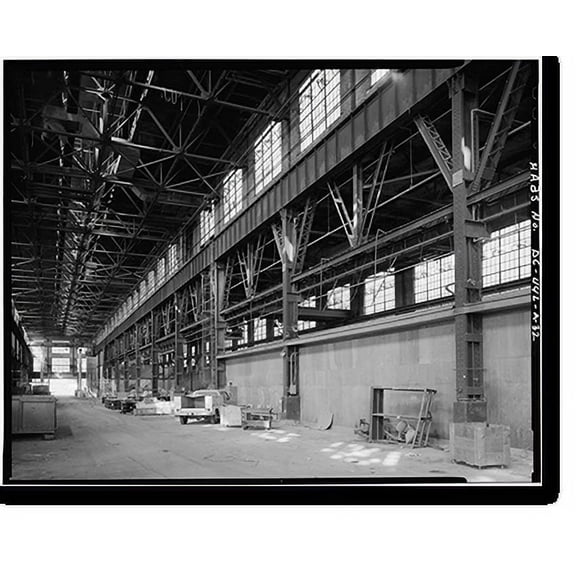Historic Print, Navy Yard, General Foundry, Navy Yard Annex, Washington, District of Columbia, DC - 32, 16" x 20"