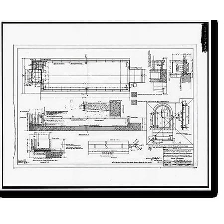 Historic Print, Navy Yard, General Foundry, Navy Yard Annex, Washington, District of Columbia, DC - 5, 18" x 24"