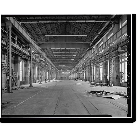 Historic Print, Navy Yard, Ordnance Building, Intersection of Paulding & Kennon Streets, Washington, District of Columbia, DC - 13, 16" x 20"