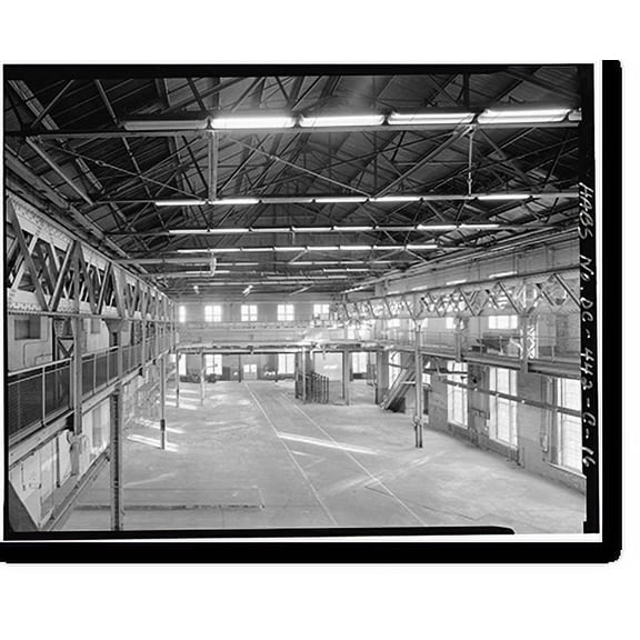 Historic Print, Navy Yard, Ordnance Building, Intersection of Paulding & Kennon Streets, Washington, District of Columbia, DC - 16, 16" x 20"