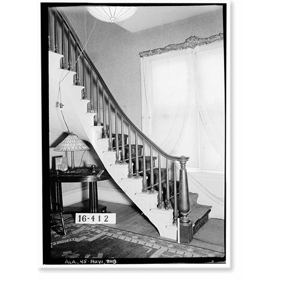 Historic Print, Neal House, 558 Franklin Street, Huntsville, Madison County, AL - 3, 16" x 20"