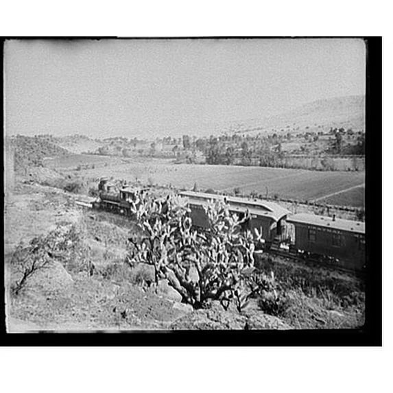 Historic Print, Near Tula, Mexico, 16" x 20"