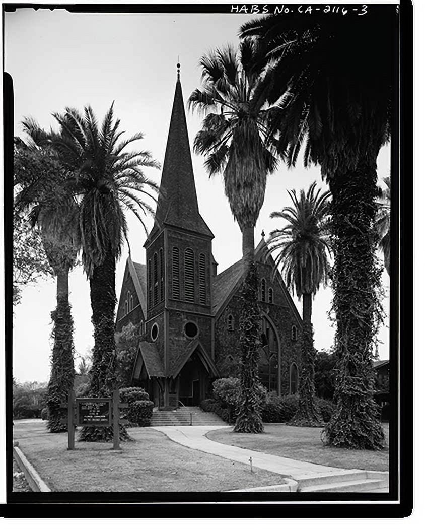 Historic Print, Neighborhood Church, South Pasadena Avenue & West