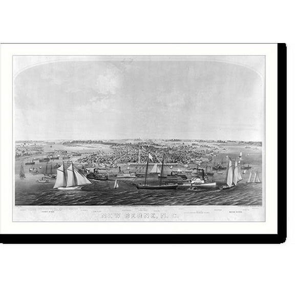 Historic Print, New Berne, N.C., 16" x 20"