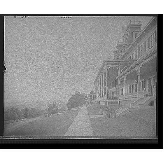 Historic Print, [New Grand Hotel, front veranda, Catskill Mtns., N.Y.], 18" x 24"