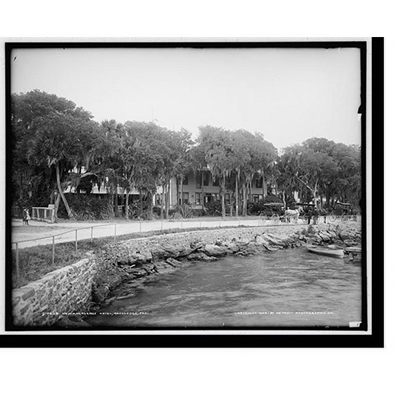Historic Print, New Rockledge Hotel, Rockledge, Fla., 16" x 20"