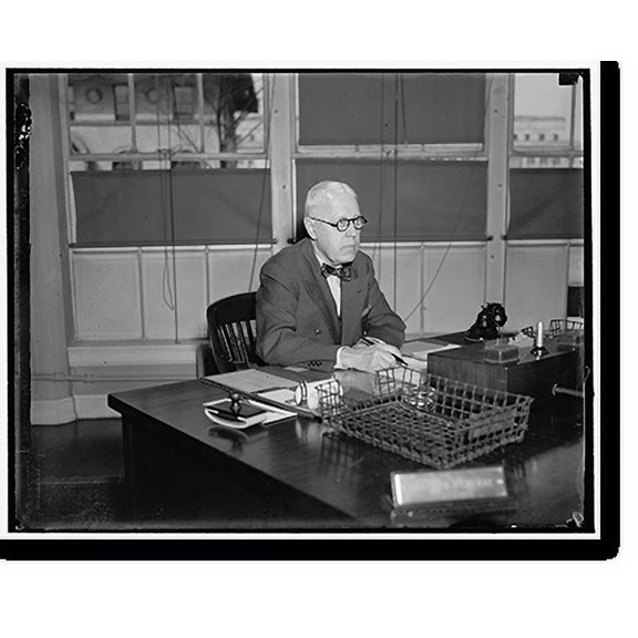 Historic Print, New Surgeon General of the Navy. Washington, D.C., March 16. Rear Admiral Percival S. Rossiter, newly appointed Surgeon General of the U.S. Navy, a new and unpublished p16" x 20"
