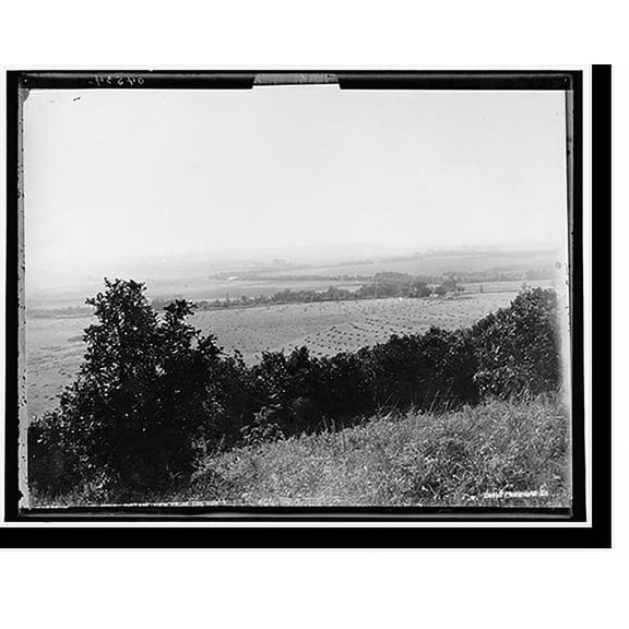 Historic Print, New Ulm, Minn., distant view from the north, 16" x 20"
