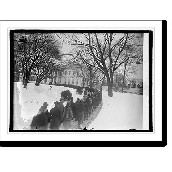 Historic Print, New Year reception at White House, [Washington, D.C., 1/1/25], 16" x 20"