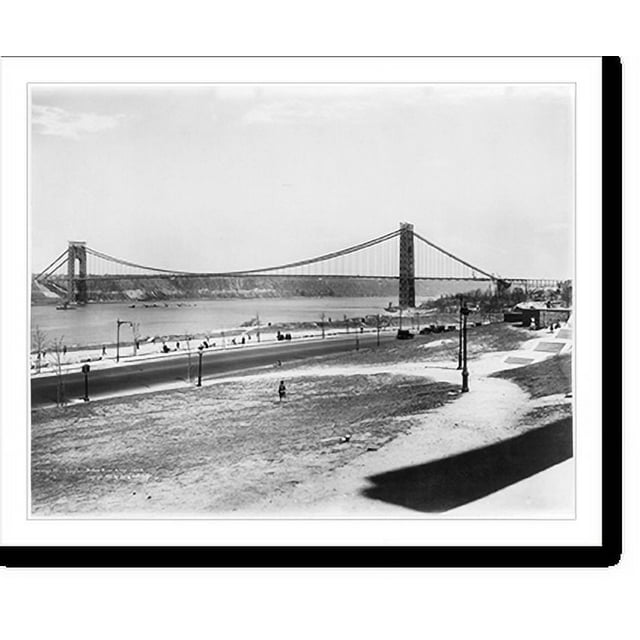 Historic Print, [New York City Washington Bridge over Hudson