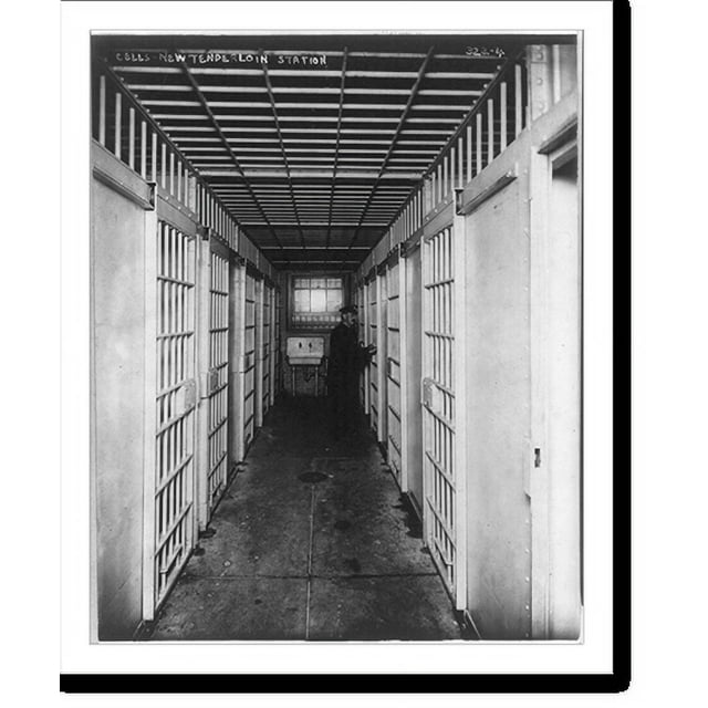 Historic Print, [New York City Police Dept. activities cells in new