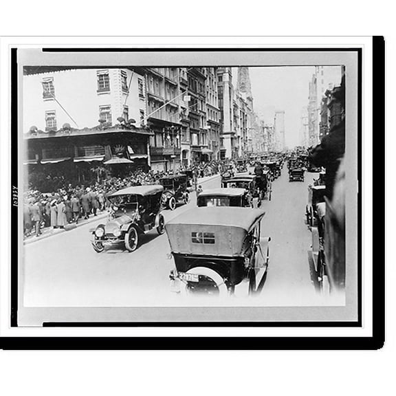 Historic Print, [New York City street scenes - Easter on 5th Avenue], 16" x 20"