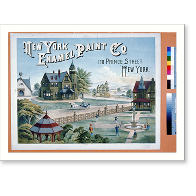 Historic Print, New York Enamel Paint Co., 16" x 20"