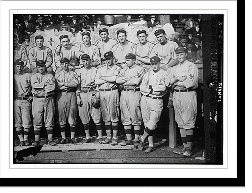 Historic Print, New York Giants. Top row (left to right): (partially ...