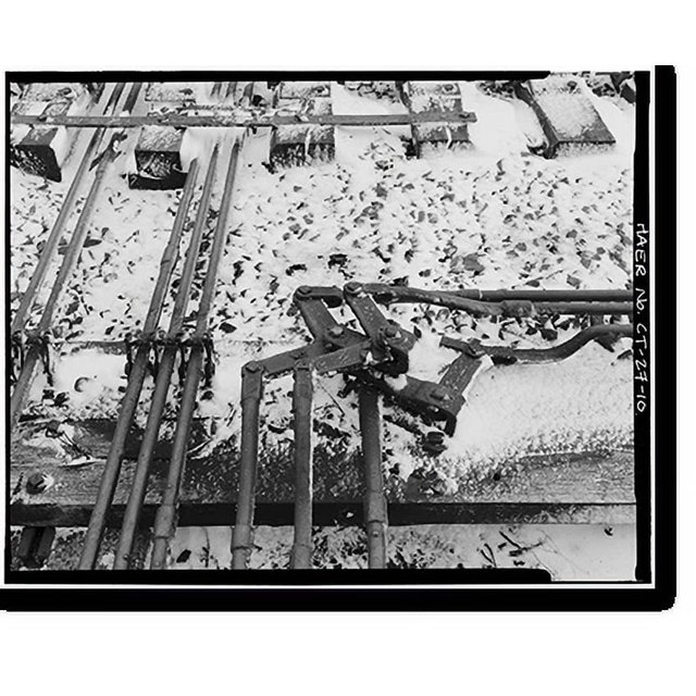 Historic Print, New York, New Haven & Hartford Railroad, Niantic Bridge