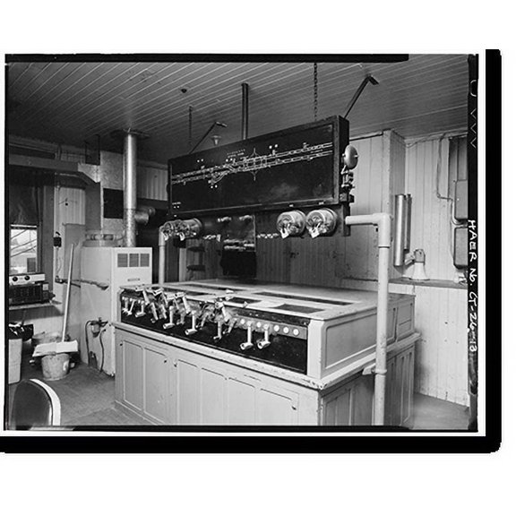 Historic Print, New York, New Haven & Hartford Railroad, Mystic River Bridge, Spanning Mystic River between Groton & Stonington, Groton, New London County, CT - 13, 16" x 20"