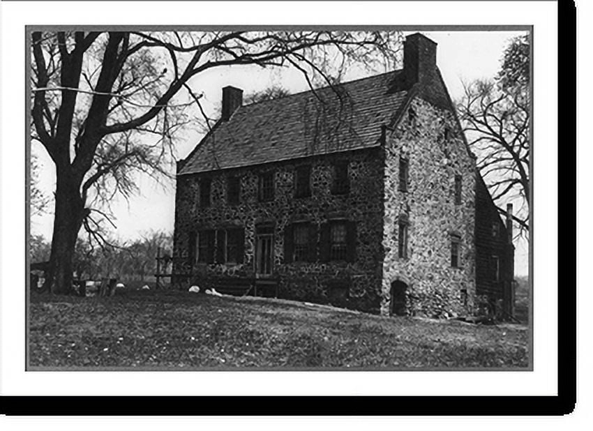 Historic Print, New York, Staten Island, Tottenville. Conference House