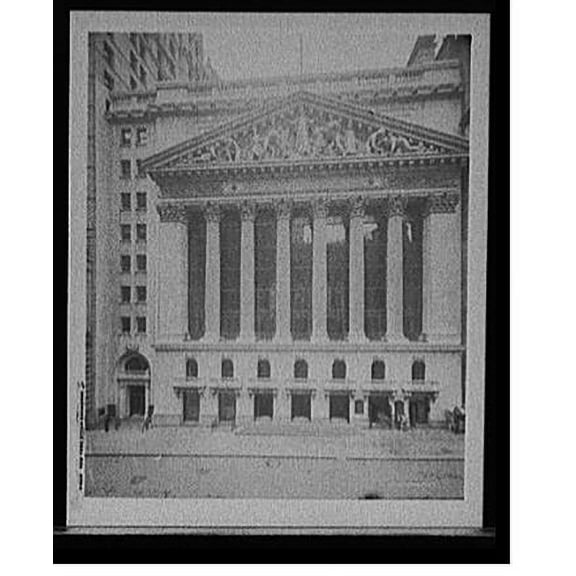 Historic Print, New York Stock Exchange, 16" x 20"