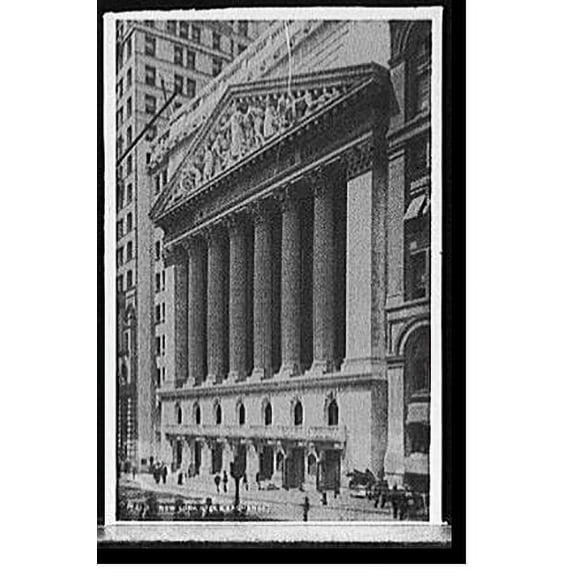 Historic Print, New York Stock Exchange, New York, 16" x 20"