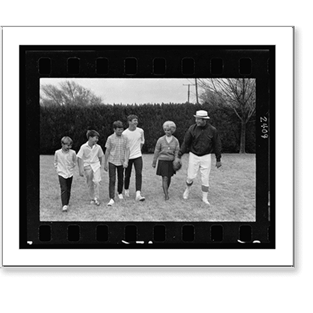 Historic Print, [New York Yankee baseball player Mickey Mantle outdoors