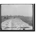 Historic Print, New York harbor from Hoboken ferry, 16" x 20"