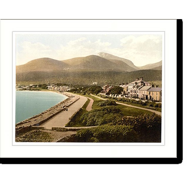 Historic Print, Newcastle. Co. Down, 16" x 20"