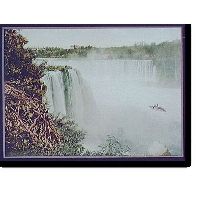Historic Print, Niagara, Horseshoe Fall from Goat Island, 16" x 20