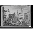 Historic Print, Niantic Hotel, Historic View, Clay & Sansome Streets