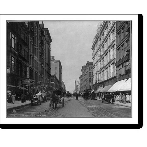 Historic Print, Nicollet Avenue, Minneapolis, Minn., 18" x 24"