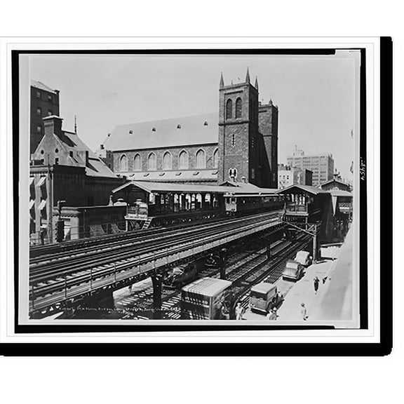 Historic Print, Ninth Ave. L" - 59 St. Station", 16" x 20"