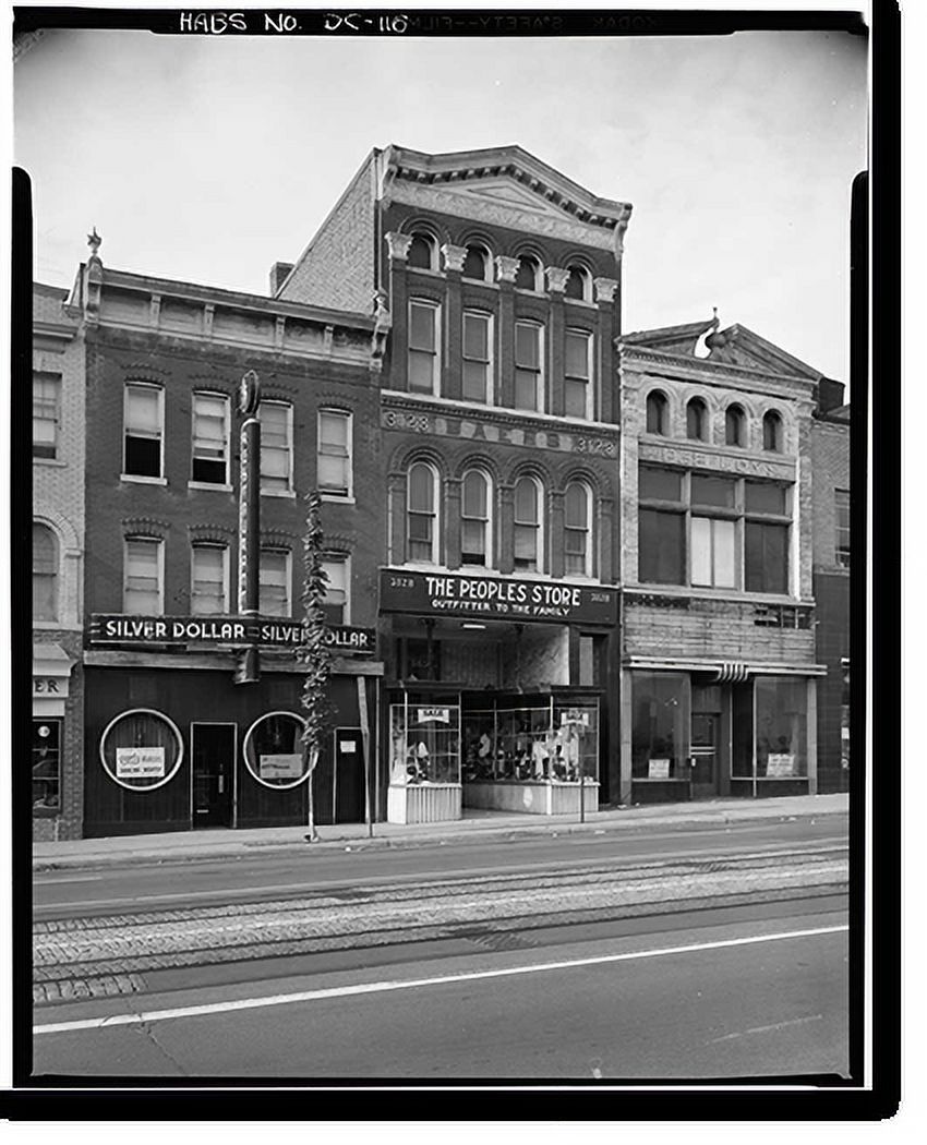 Historic Print, Nordlinger Building, 3128 M Street Northwest ...