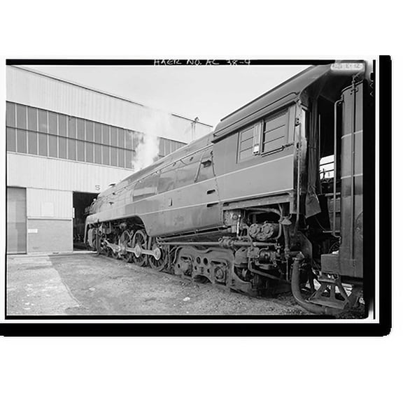 Historic Print, Norfolk & Southern Steam Locomotive No. 611, Norris Yards, East of Ruffner Road, Irondale, Jefferson County, AL - 4, 16" x 20"